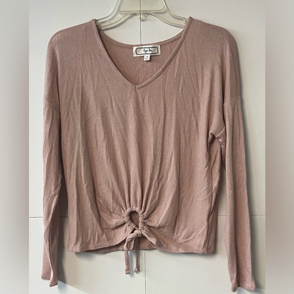 Hippie Rose Tops - Hippie Rose light pink long sleeve top. Size Small. Soft and lightweight.